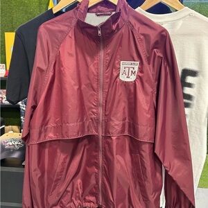 Texas A&M Maroon Club Zip Up Size Large